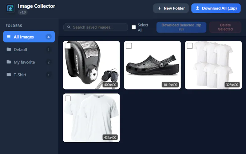 Image Downloader & Collector screenshot 1
