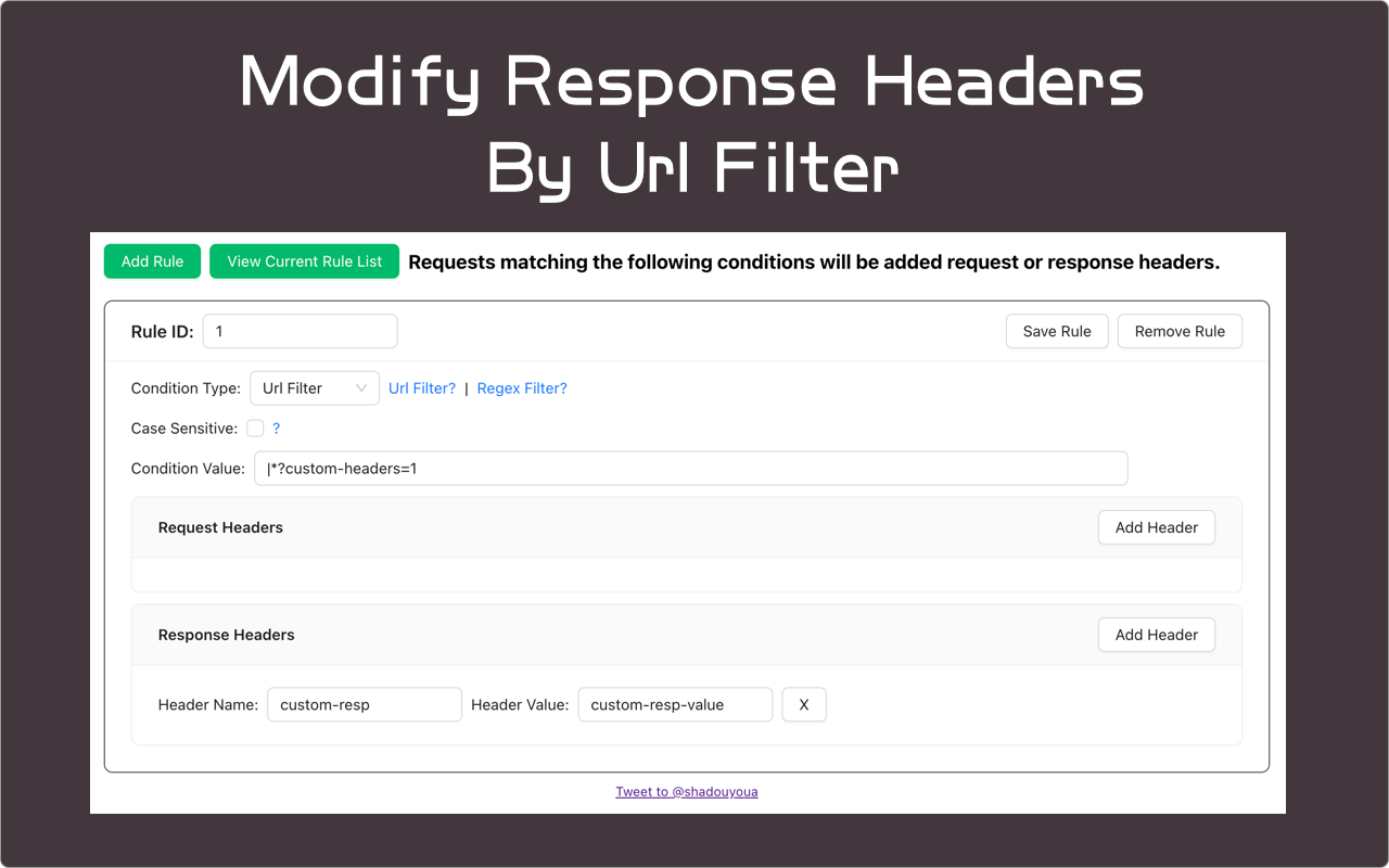 chrome extension of modify http headers gallery image