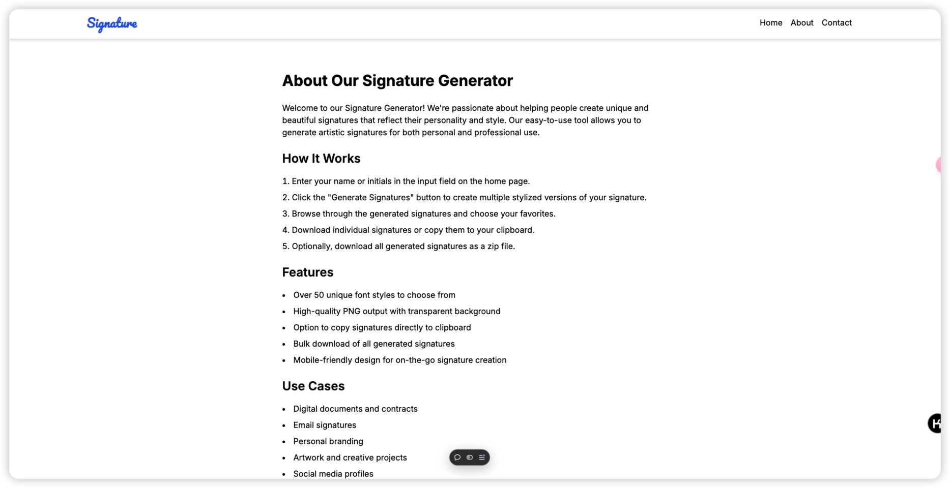 SignatureGenerator - SignatureGenerator media 2