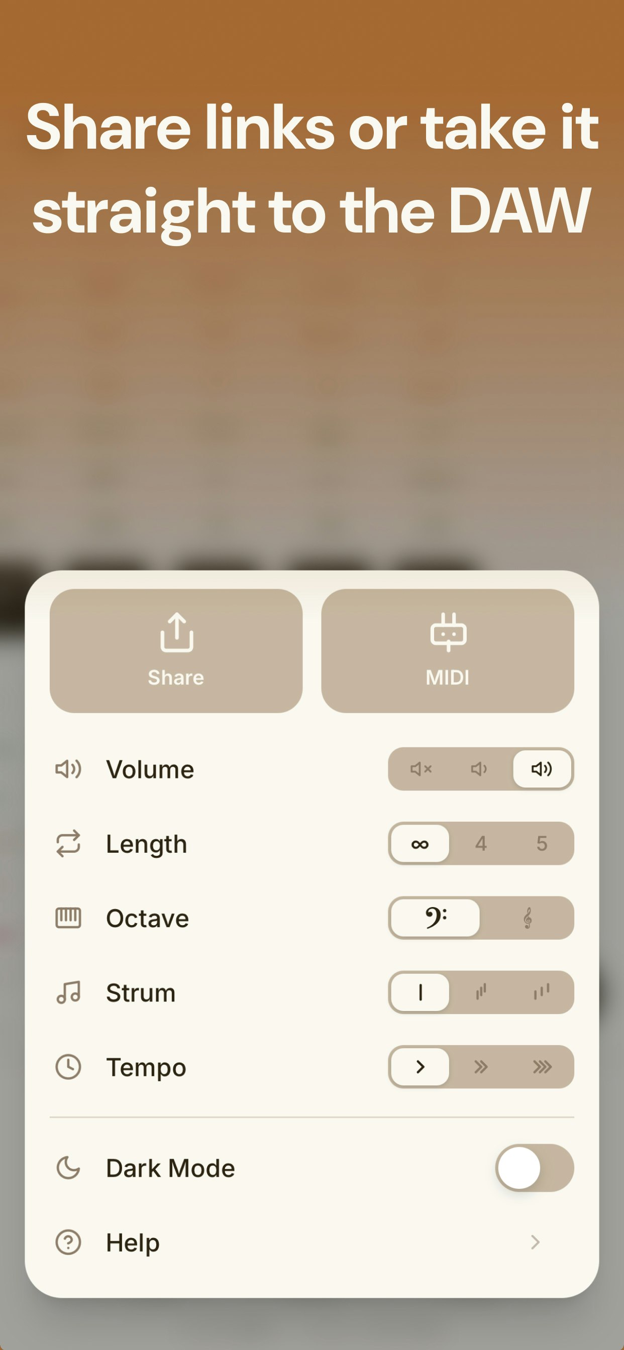 Canon: Chord Composer - Screenshot 4 showing product features and functionality