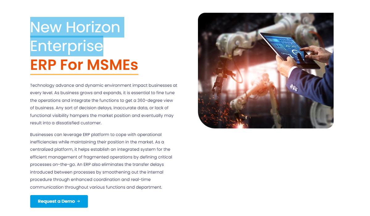 New Horizon Enterprise for MSME