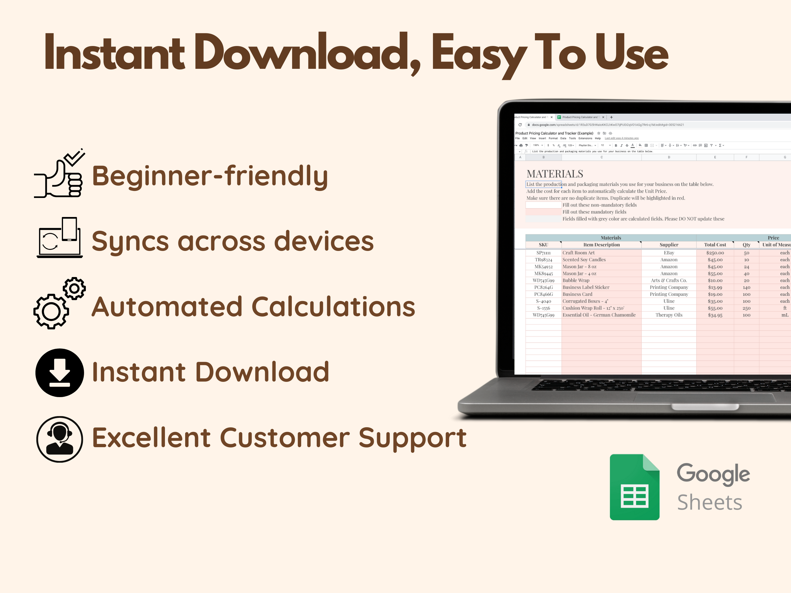 Handmade Product Pricing Calculator - Set Perfect Prices for Handmade Goods & Maximize Profits media 9