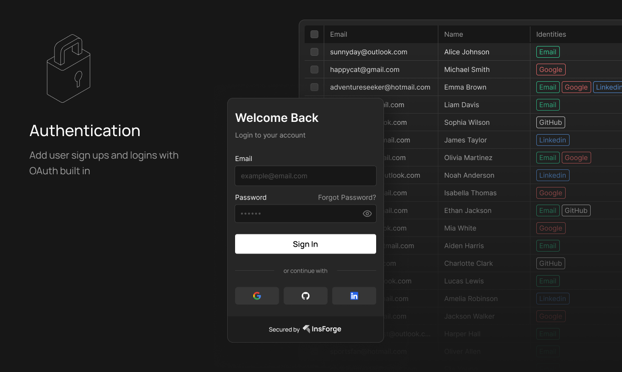 InsForge - Screenshot 2 preview