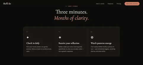 Reflekt — The journal that writes back gallery image