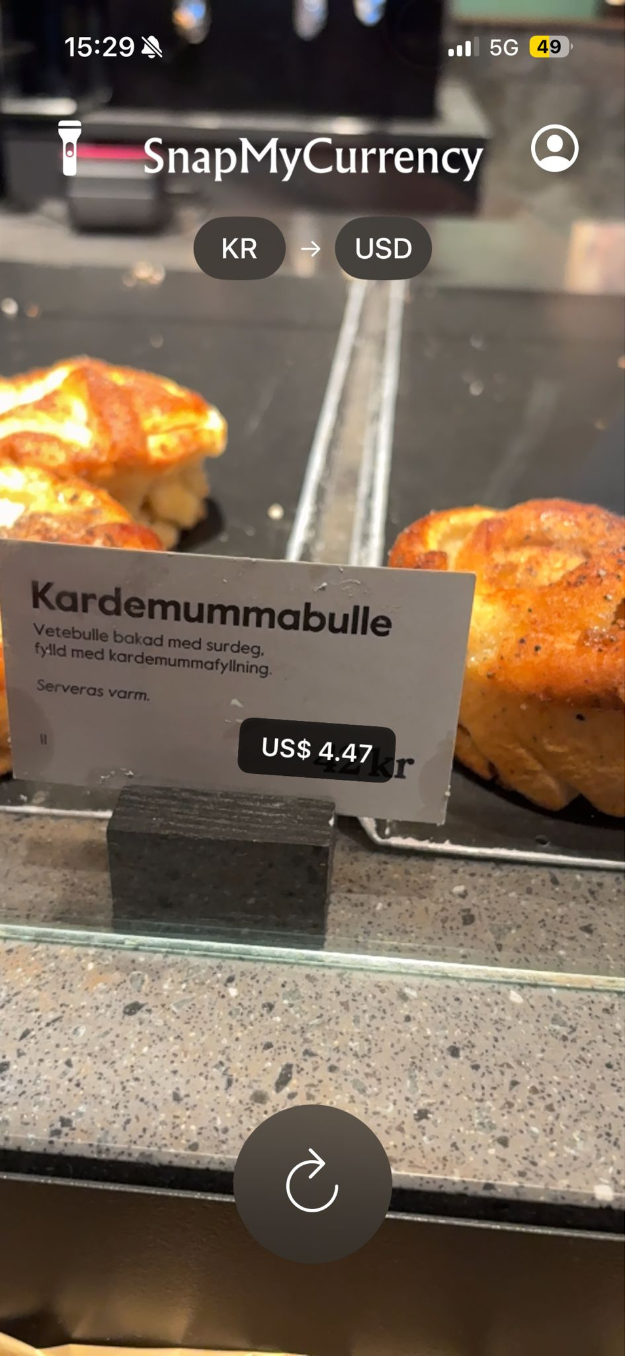 SnapMyCurrency - AR Currency Conversion gallery image