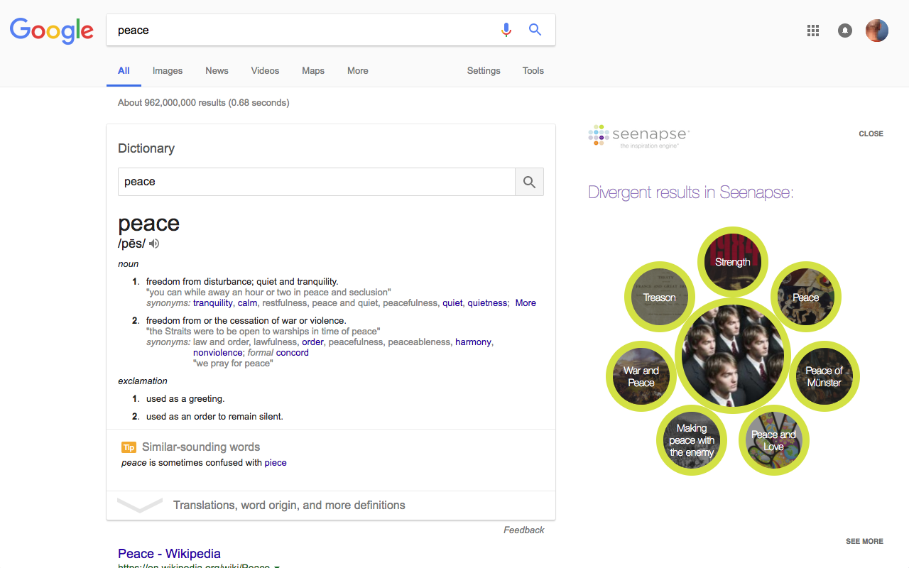 Seenapse for Chrome gallery image