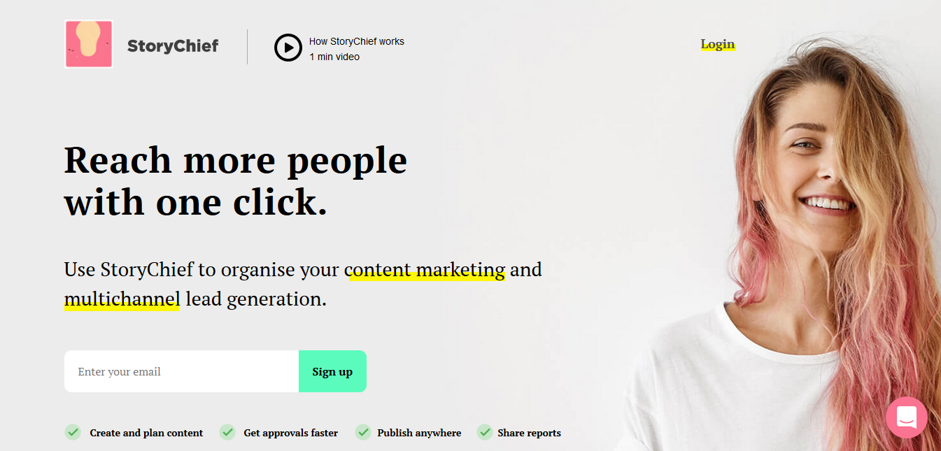 Storychief Platform gallery image