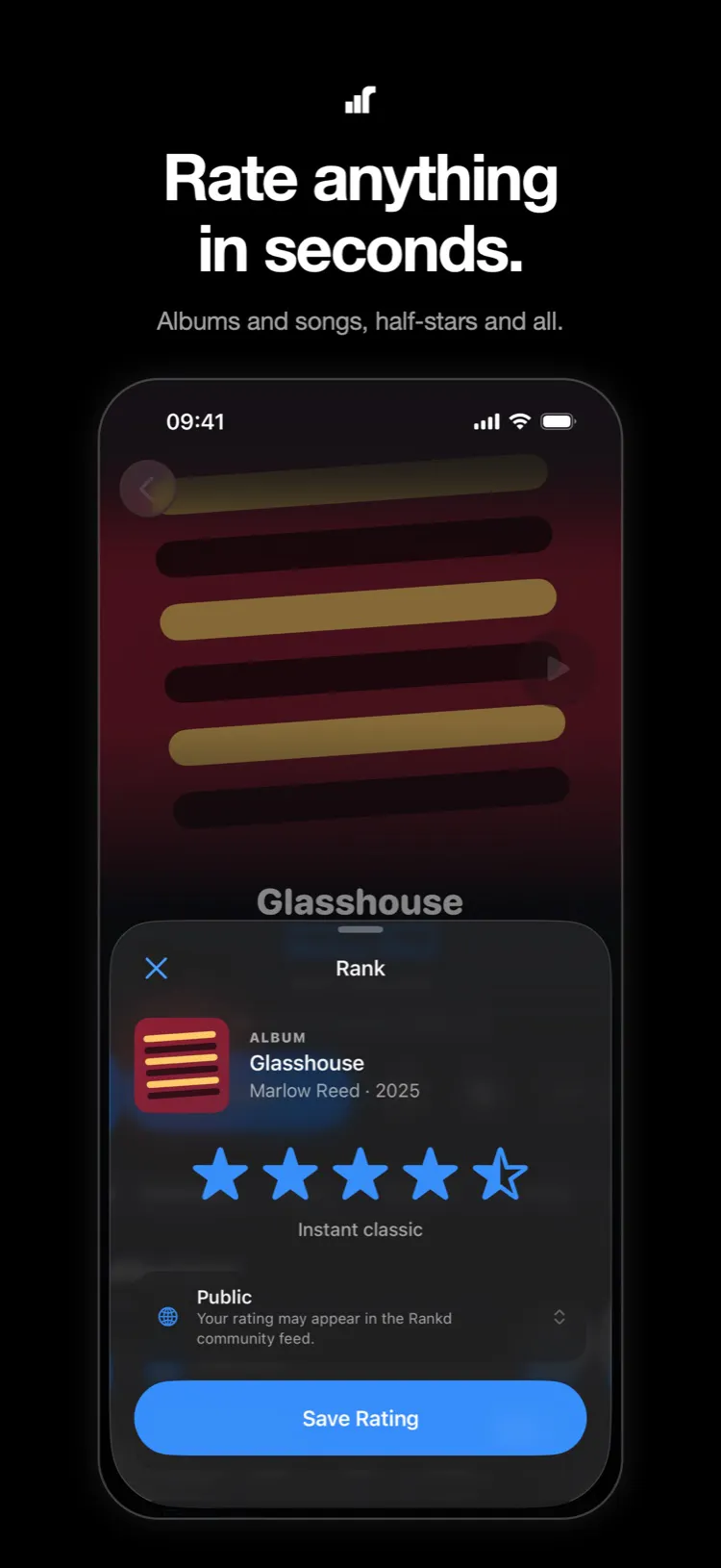 Rankd - A Music Ranking App gallery image