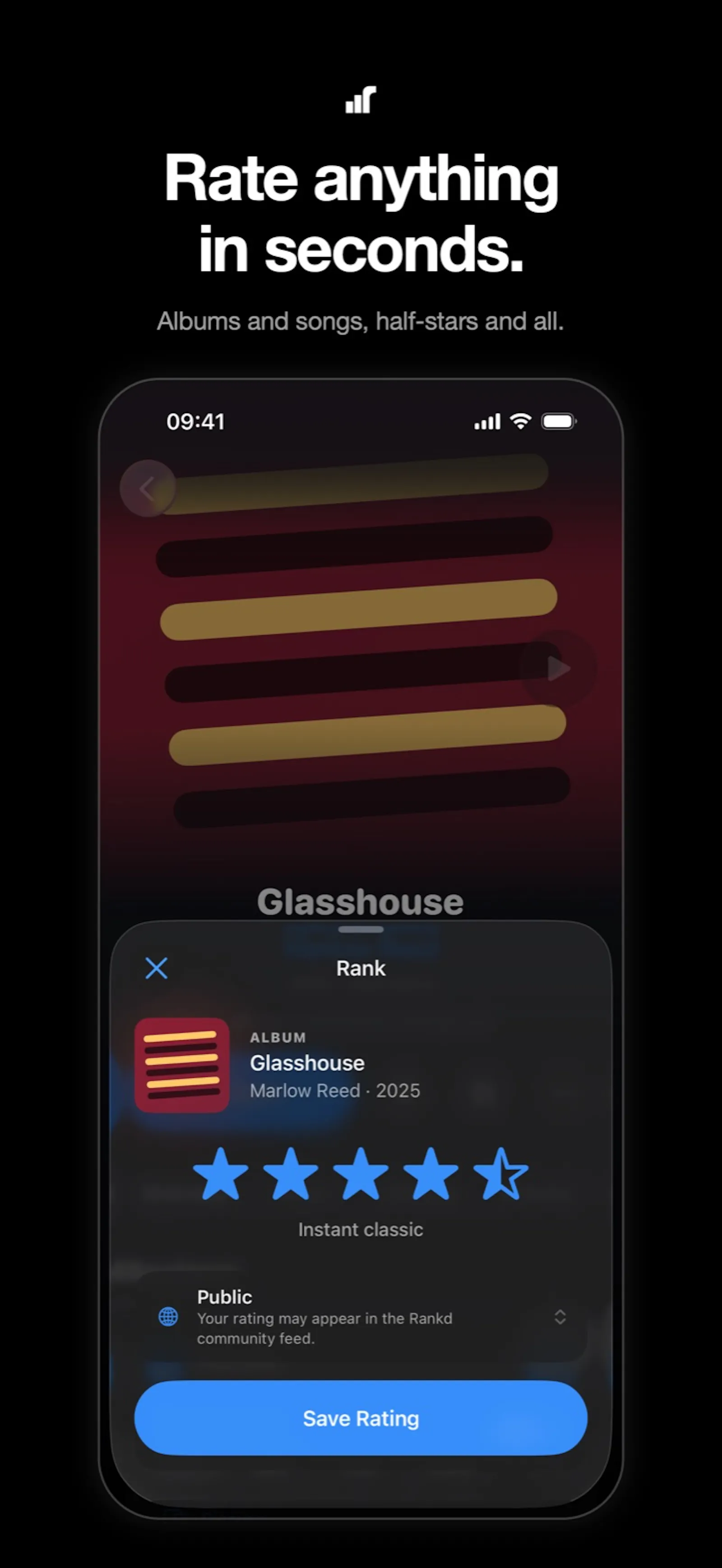 Rankd - A Music Ranking App screenshot 3