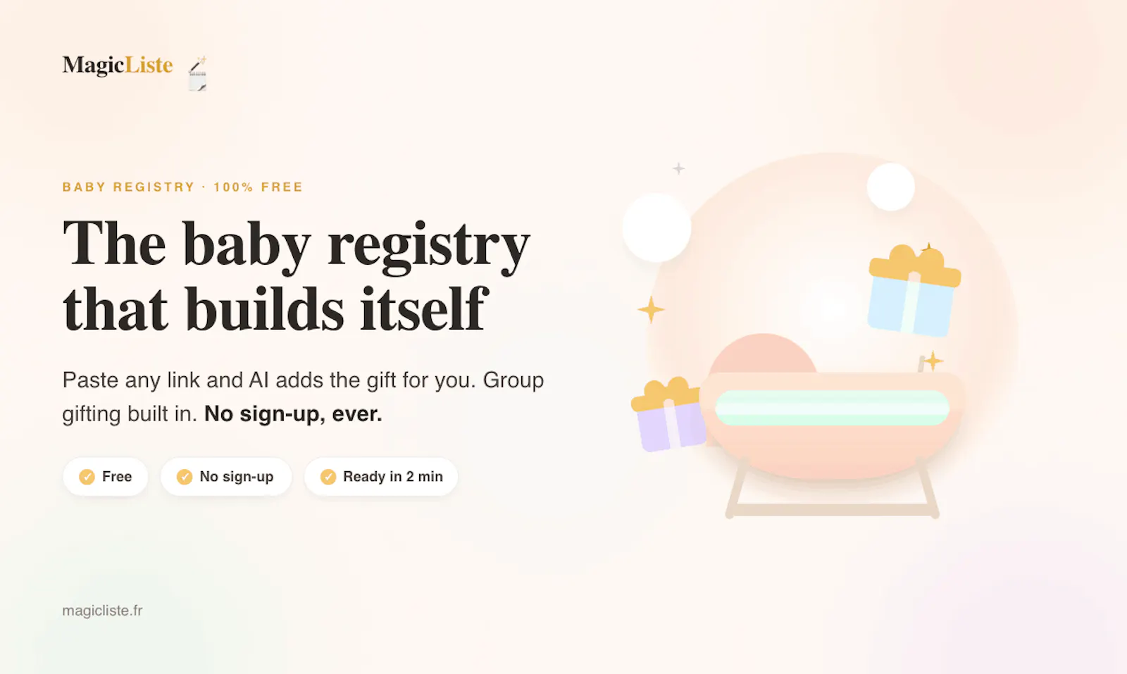 MagicListe an hassle free registry list screenshot 1
