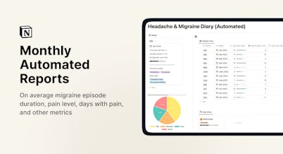 Notion Headache & Migraine Tracker gallery image