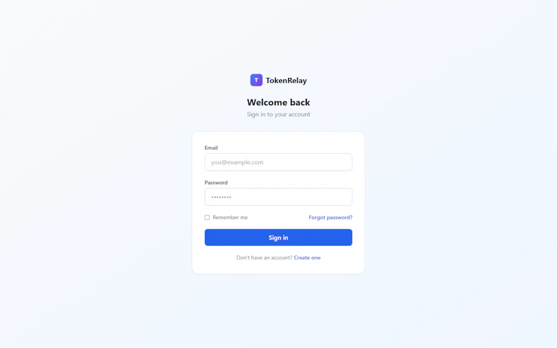 TokenRelay screenshot 2
