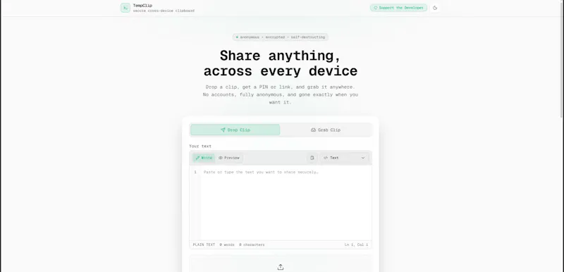 TempClip Pro screenshot 1