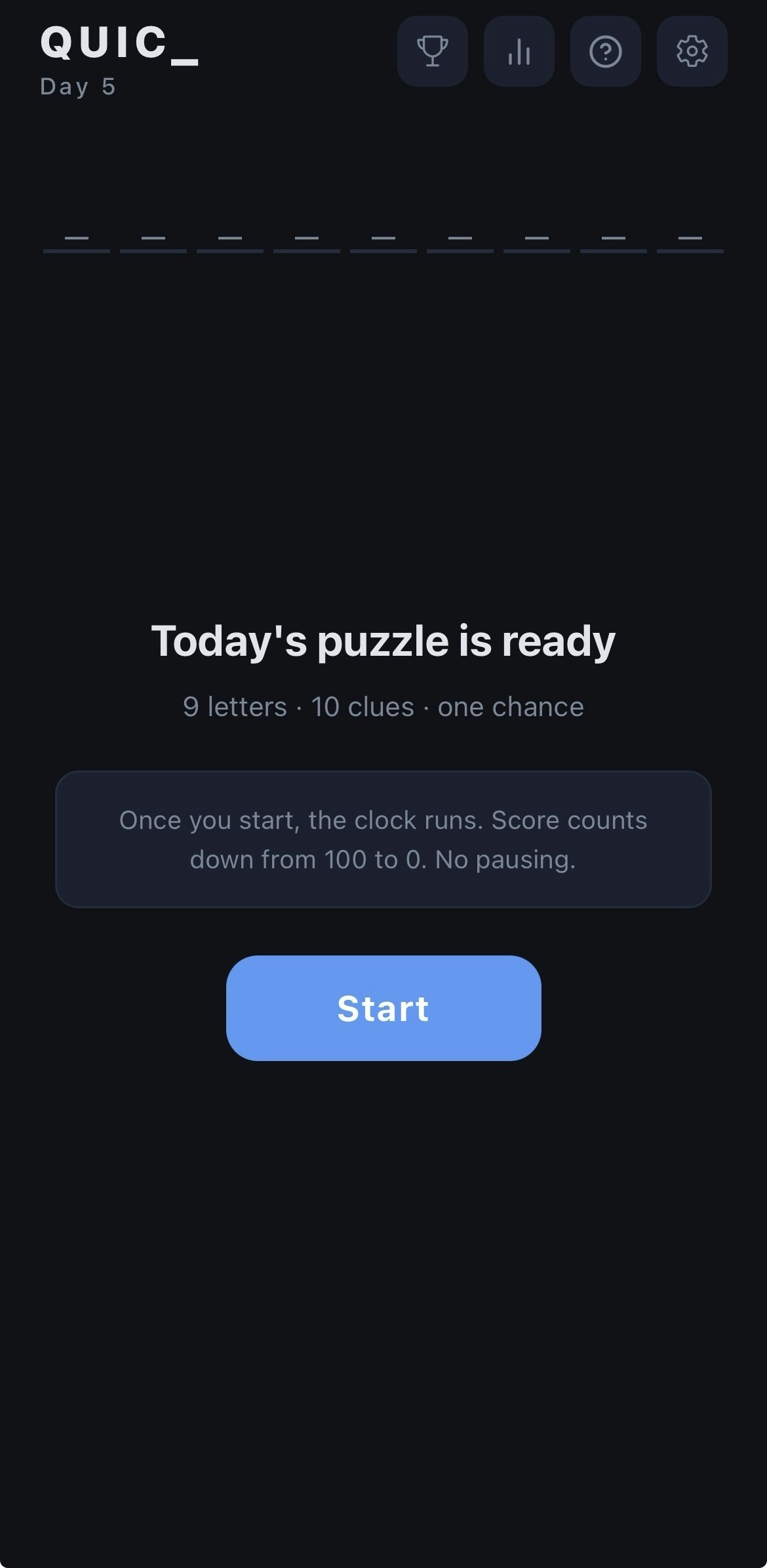 QUICK - Daily Word Game gallery image