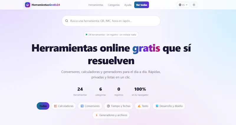 Herramientas Online Gratis screenshot 1