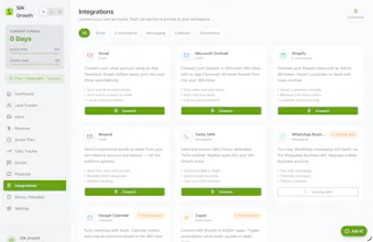 Silk Growth — The CRM for outreach gallery image