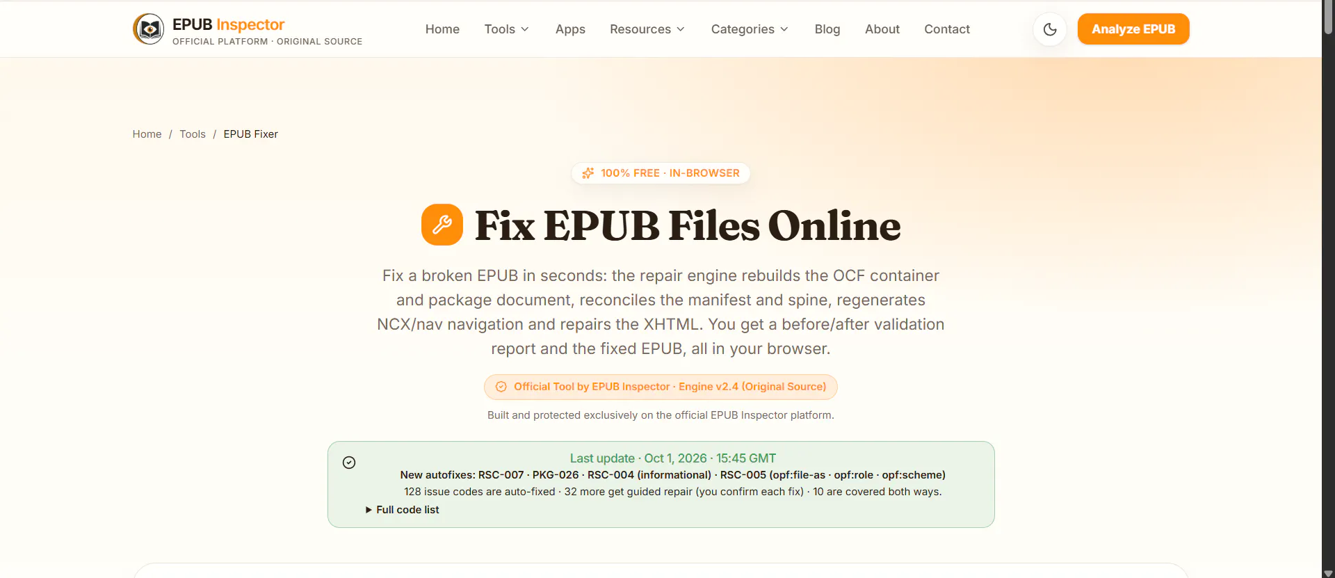 EPUB Inspector gallery image