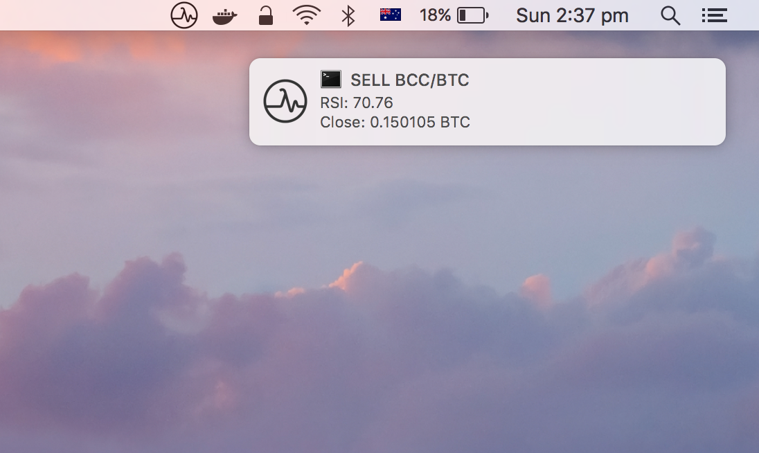 Lambda Signal - crypto algo trading macOS app gallery image