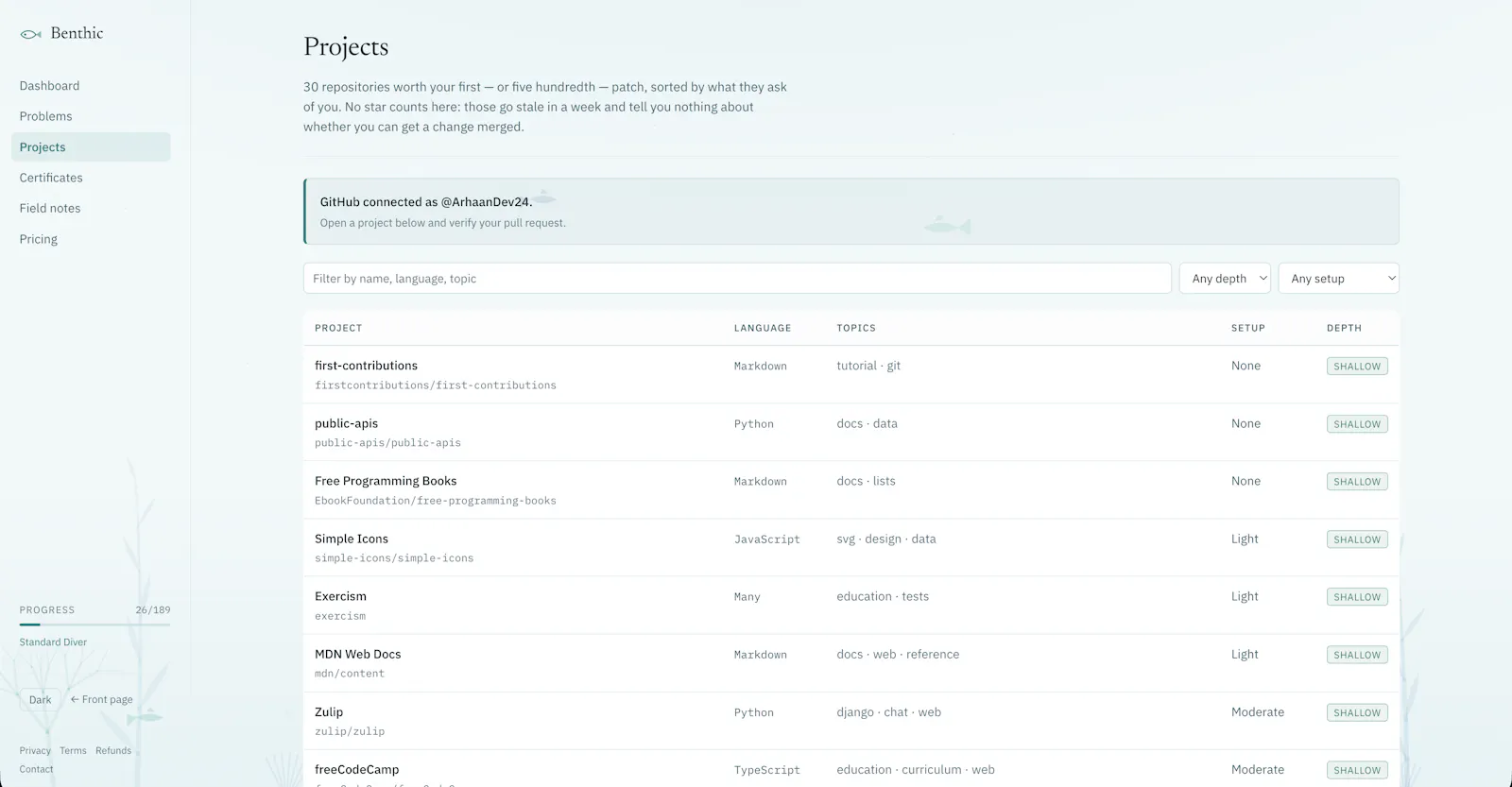 Benthic screenshot 4