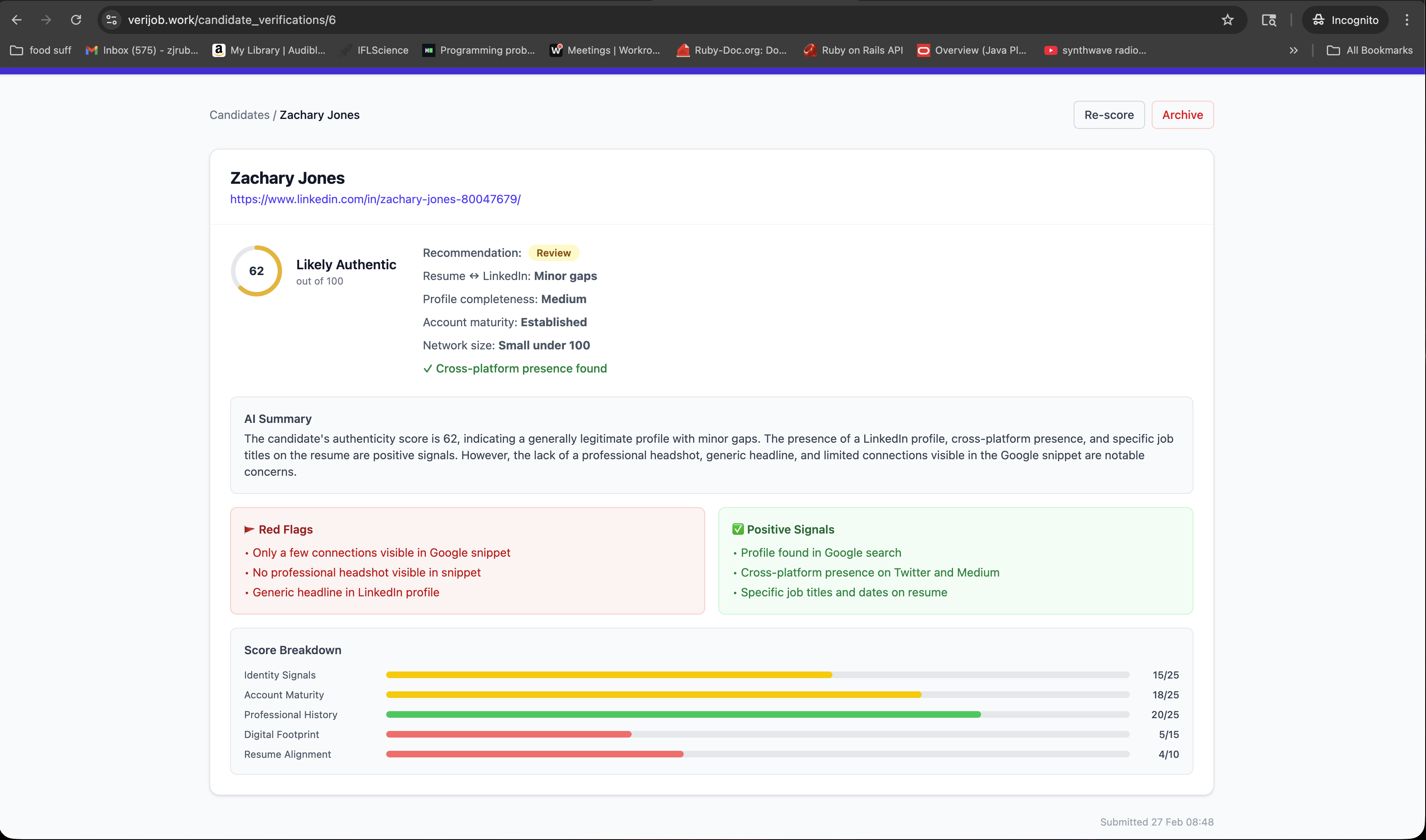 VeriJob gallery image