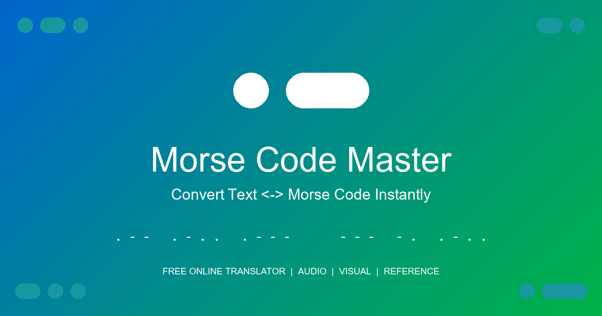 Morse Code Master gallery image