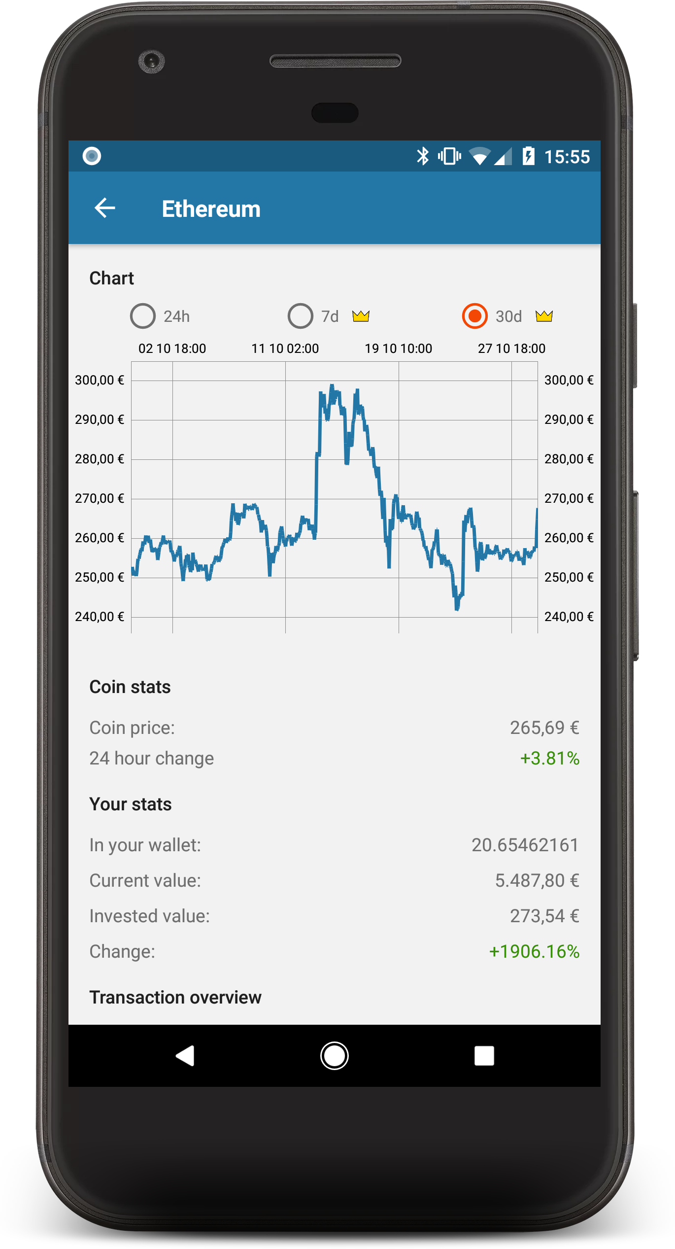 Coin Portfolio - Bitcoin & Altcoin tracker gallery image