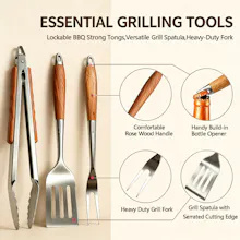 BooJoop 15 Pcs grill tools set gallery image