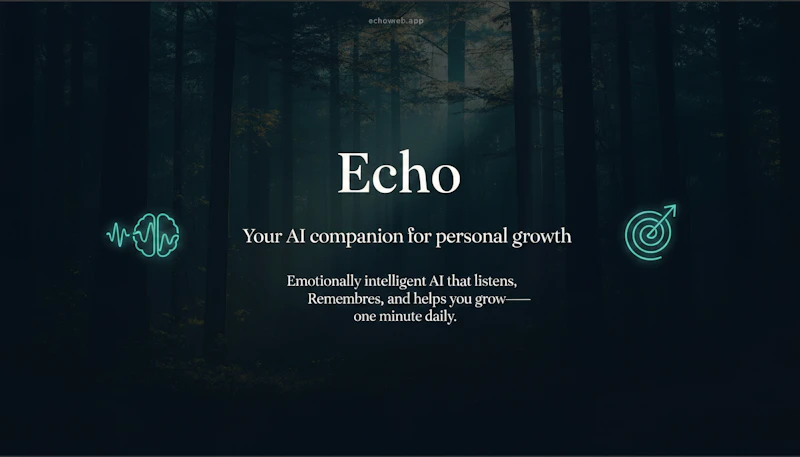 Echo — Your Daily Emotional Reset screenshot 1