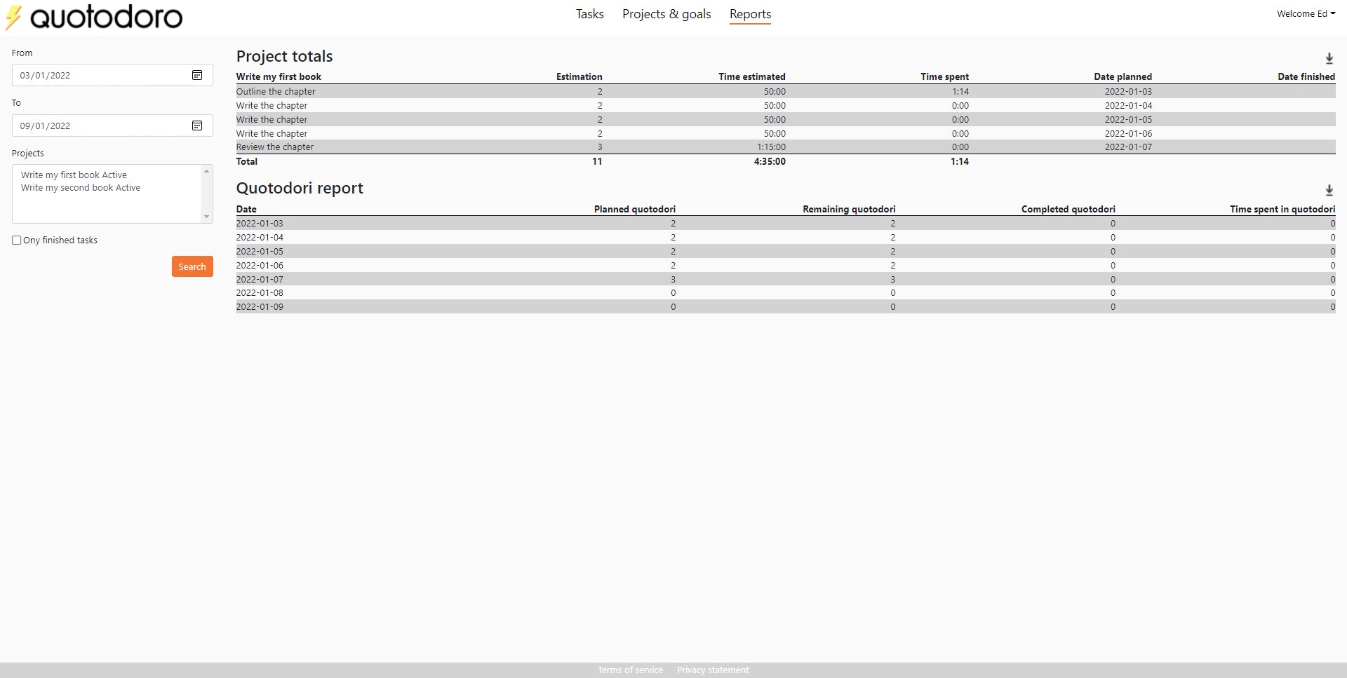 Quotodoro gallery image