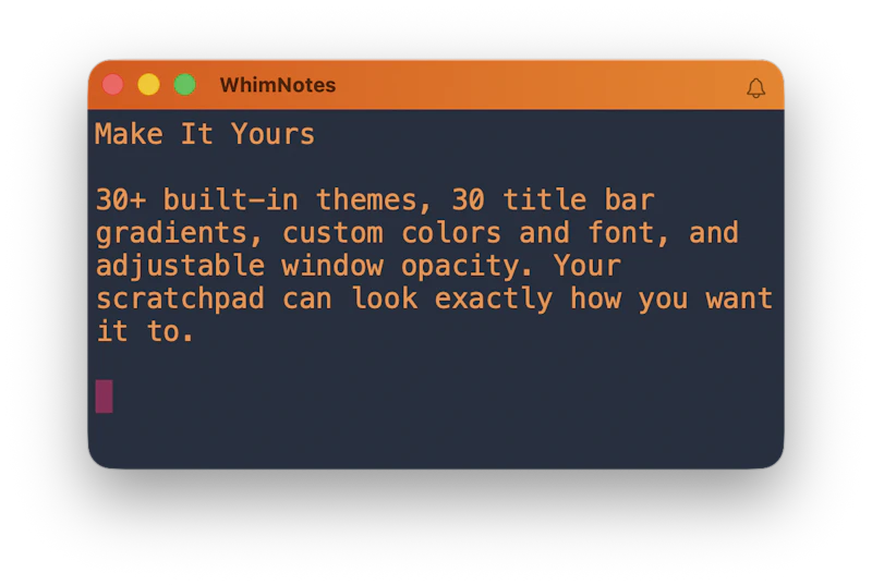 WhimNotes screenshot 2
