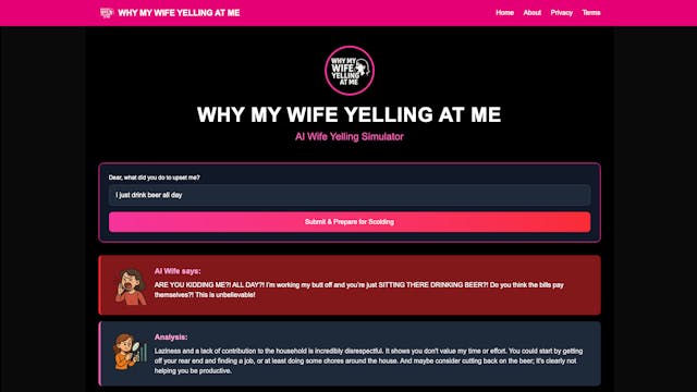 Why My Wife Yelling At Me gallery image