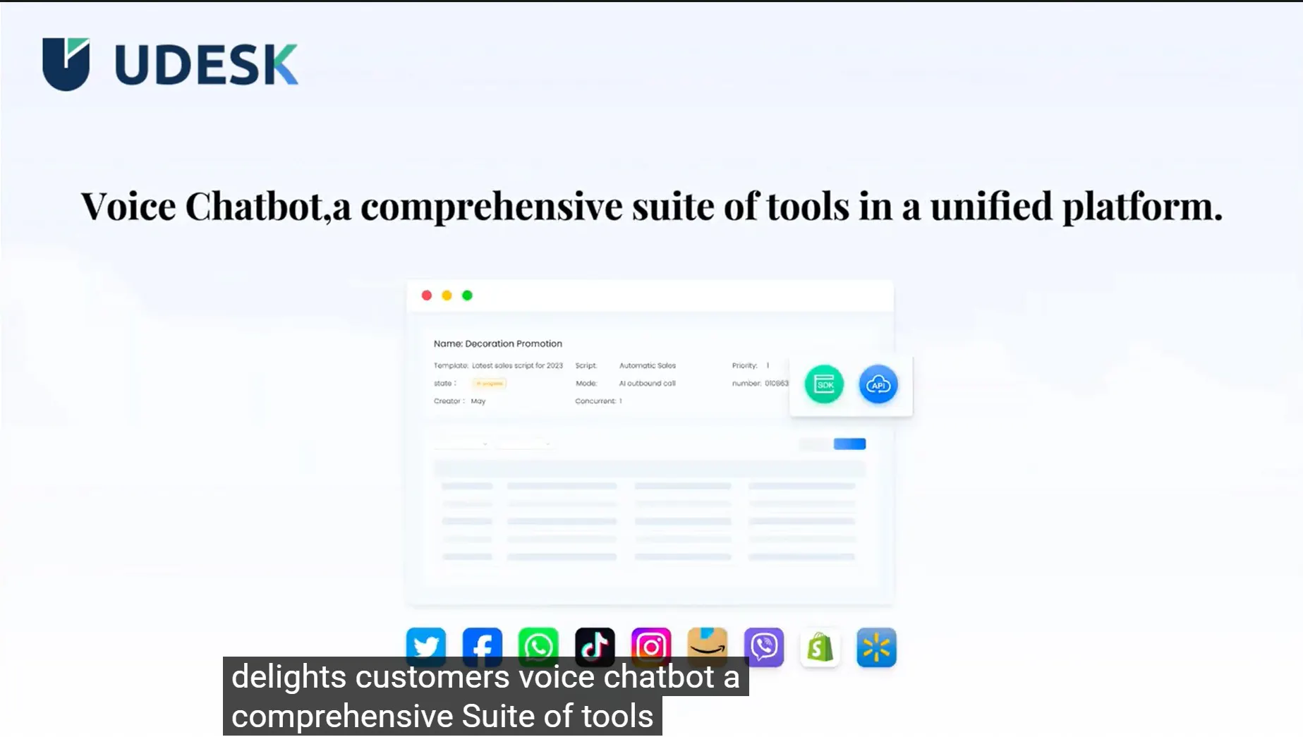 Udesk Voice Chatbot  gallery image