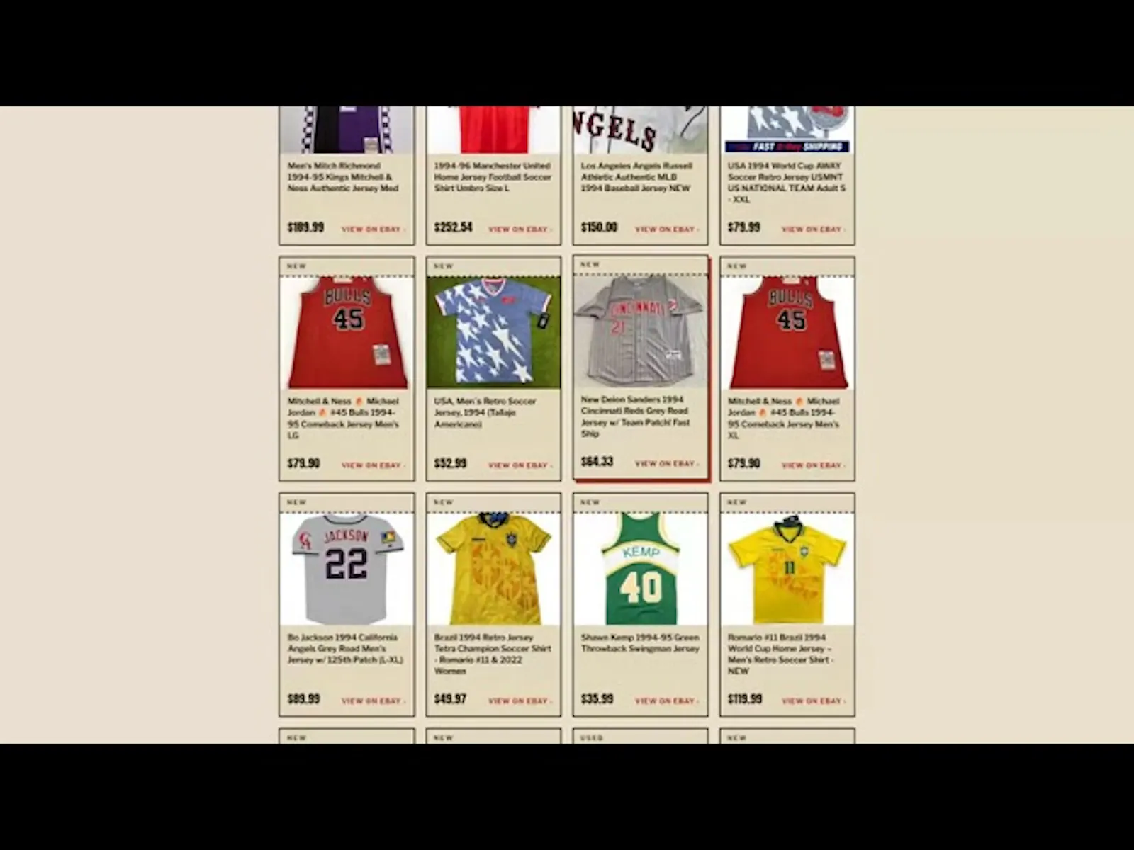 YearJersey — Sports jerseys, by the year screenshot 1 (video preview)