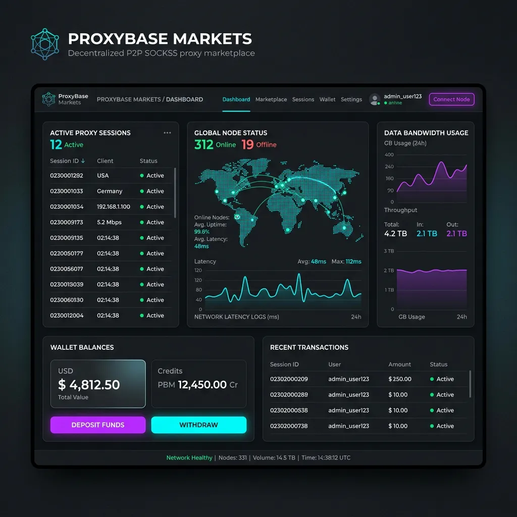 ProxyBase - Markets 截图 1