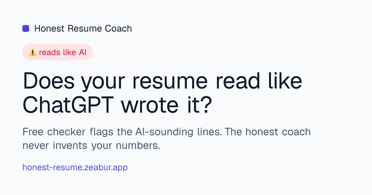 Honest Resume Coach gallery image