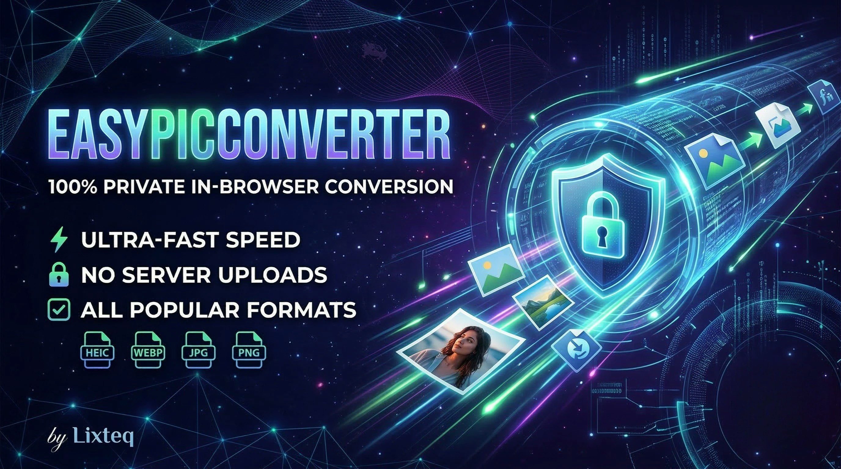 EasyPicConverter - Main product screenshot demonstrating key features and user interface