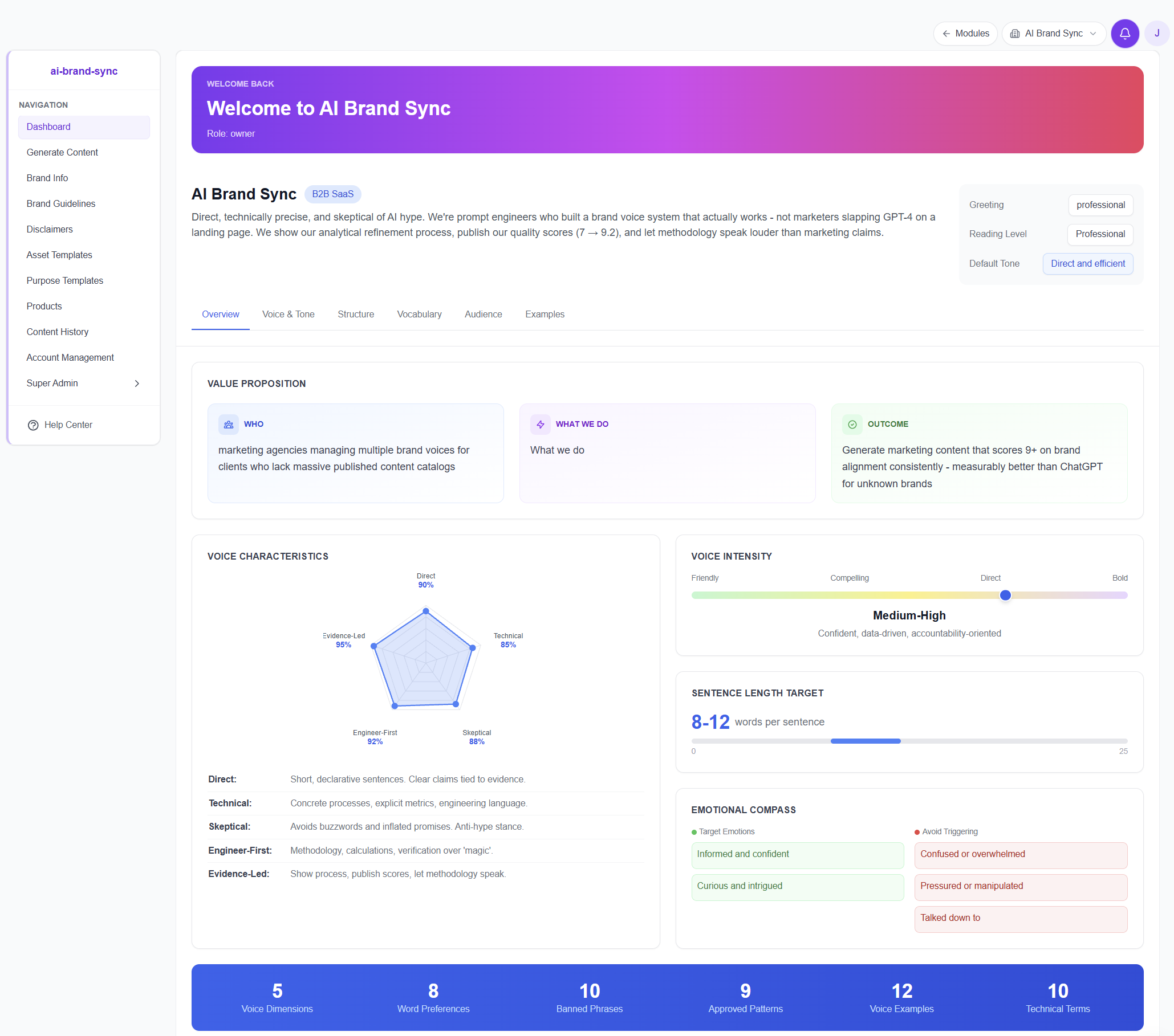 Gener8 - Screenshot 2 showing product features and functionality