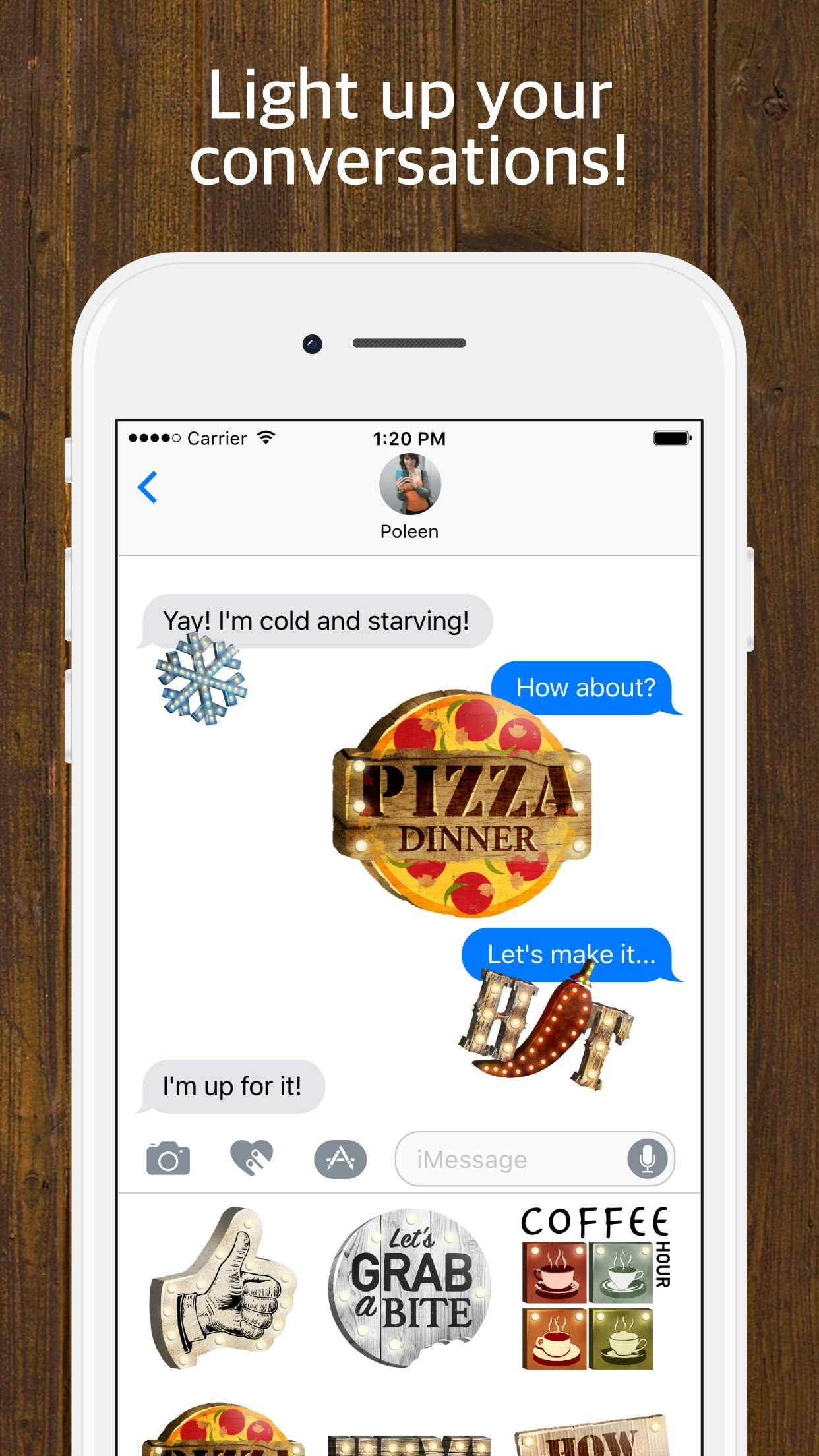 Marquee lights & art stickers gallery image