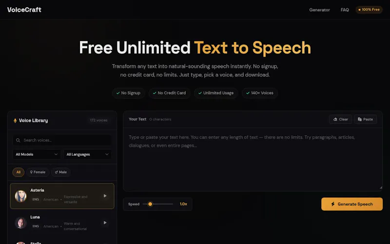VoiceCraft screenshot 1
