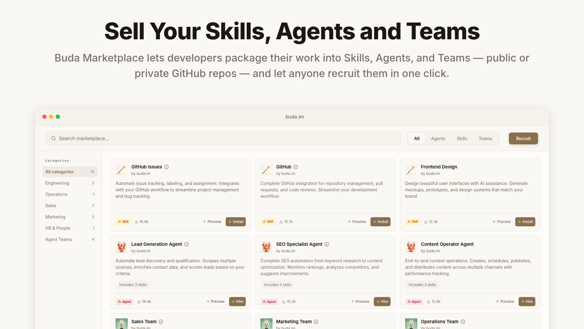 Buda: Run Your Agent Company gallery image