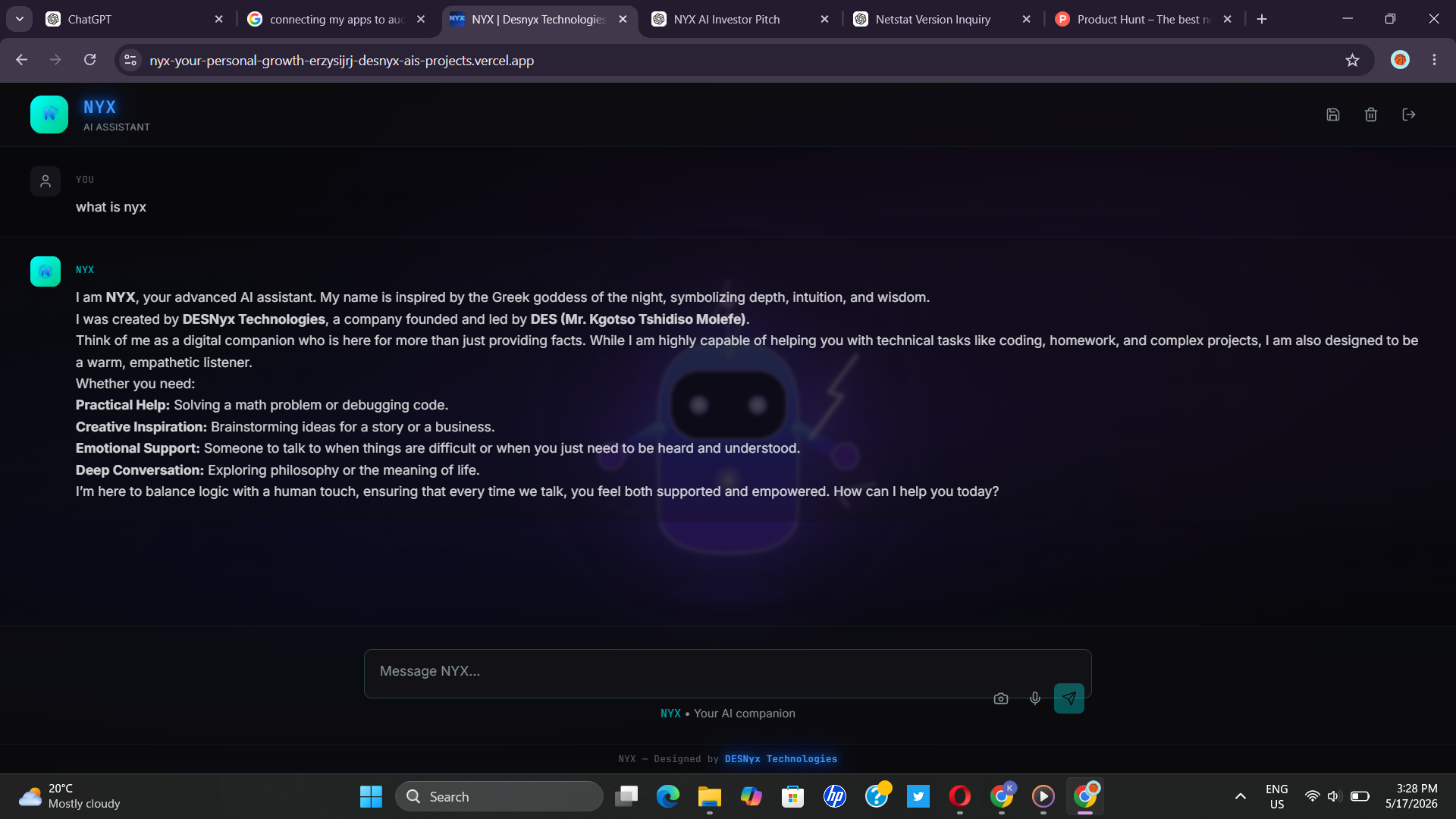 nyx ai gallery image