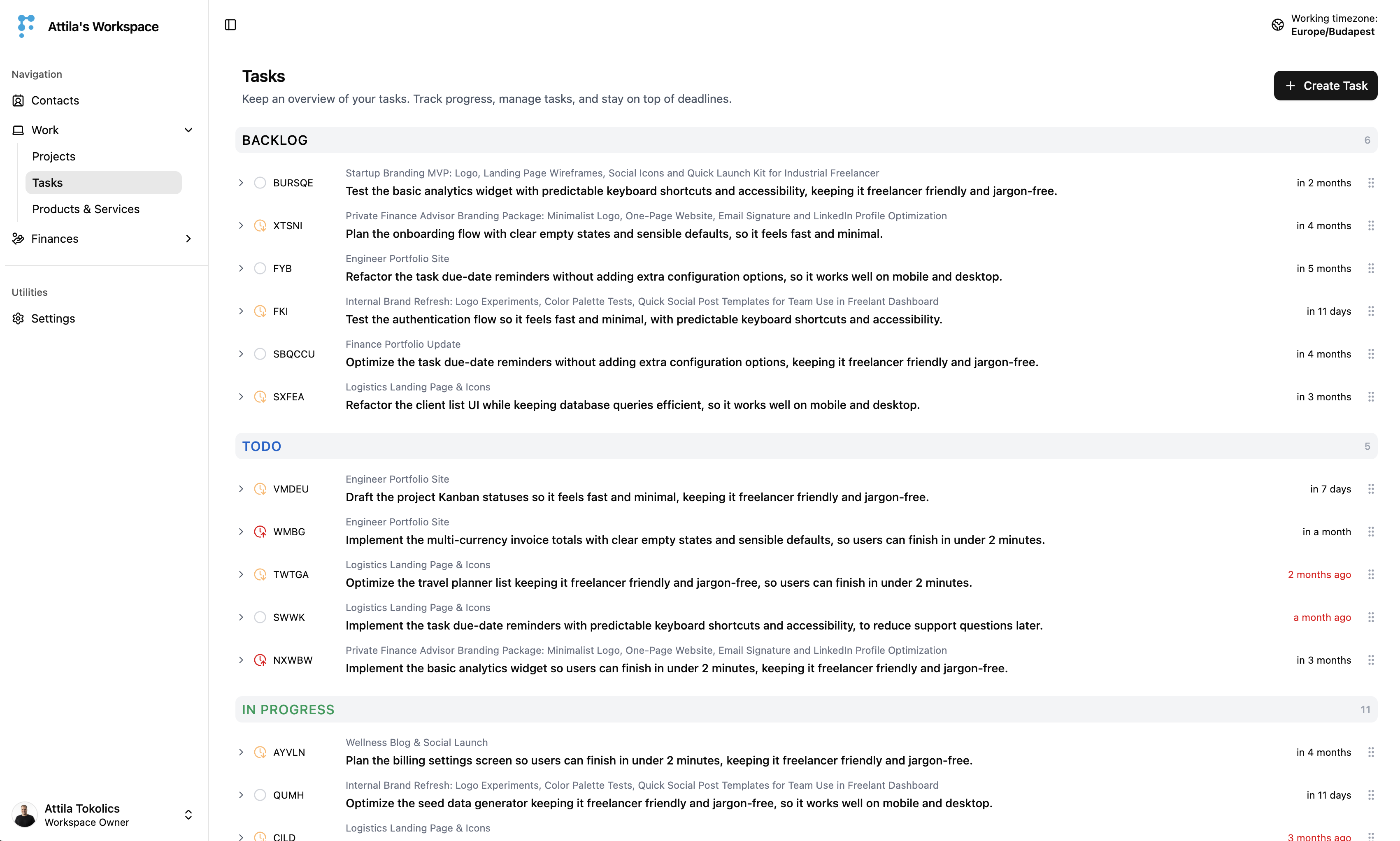Freelant - Screenshot 5 showing product features and functionality