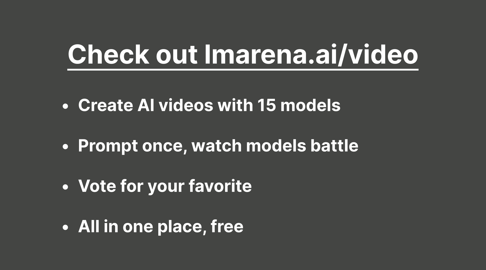 Create AI Videos on LMArena gallery image
