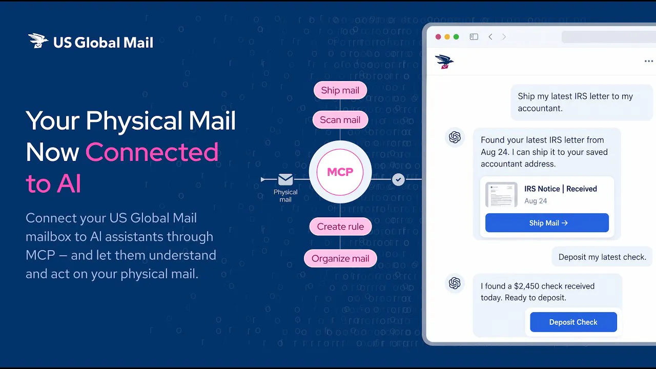 US Global Mail - MCP Server gallery image