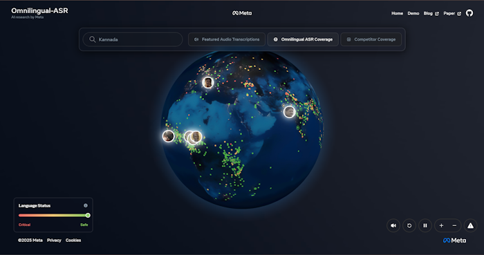 Omnilingual ASR产品图