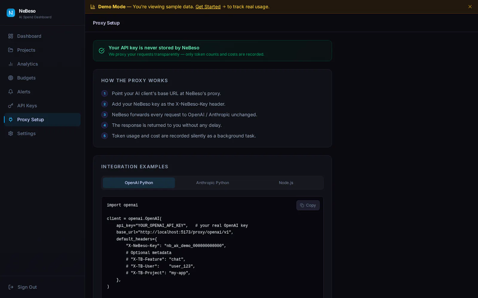 NeBeso screenshot 3