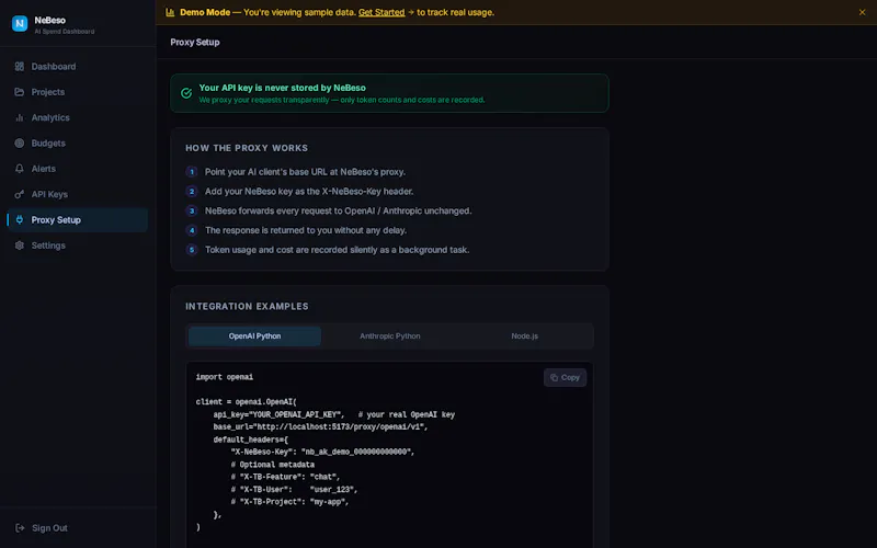 NeBeso screenshot 3