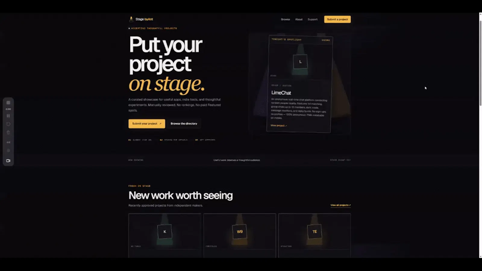 Stage byAnt screenshot 1 (video preview)