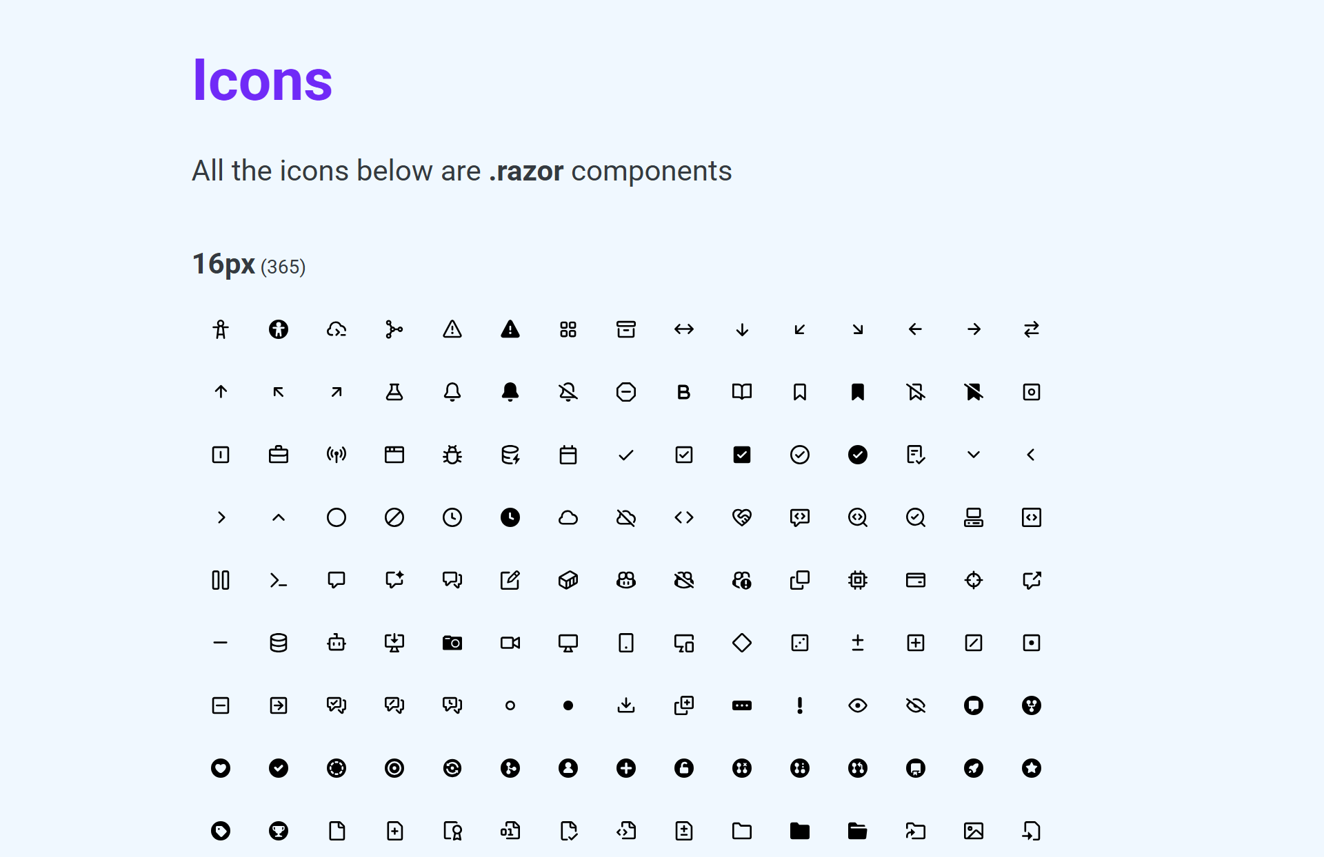 BlazorOcticons gallery image