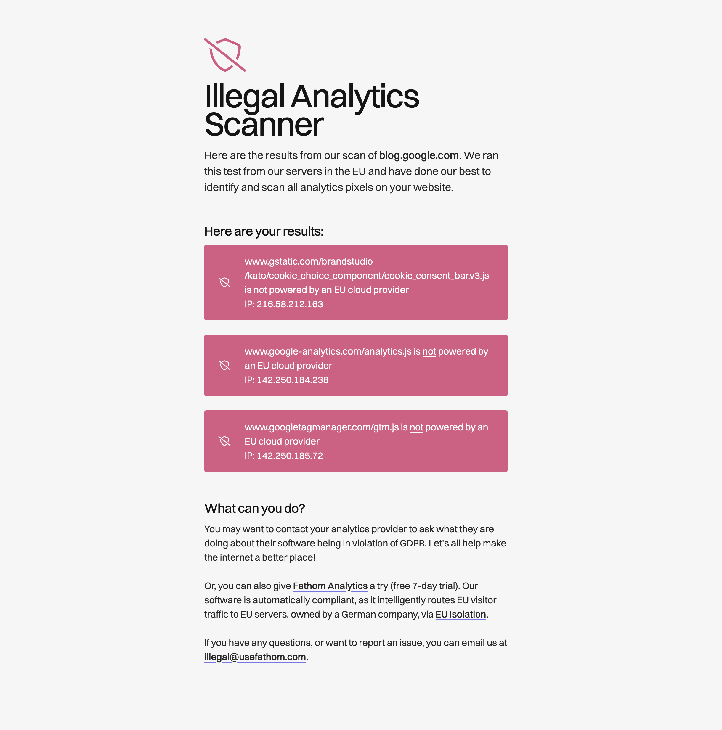 Illegal Analytics Scanner gallery image